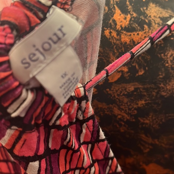 #51 SEJOUR 1X PEEKABOO DRAWSTRING TOP - Picture 4 of 6